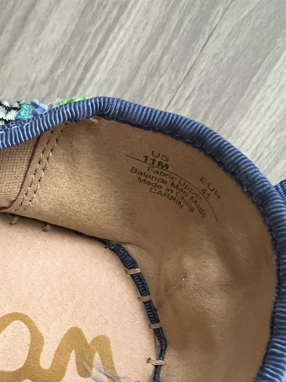 Sam Edelman Beaded Embroidered Espadrilles Multicolor Boho Slip-On Flats Size 11 - Picture 12 of 16